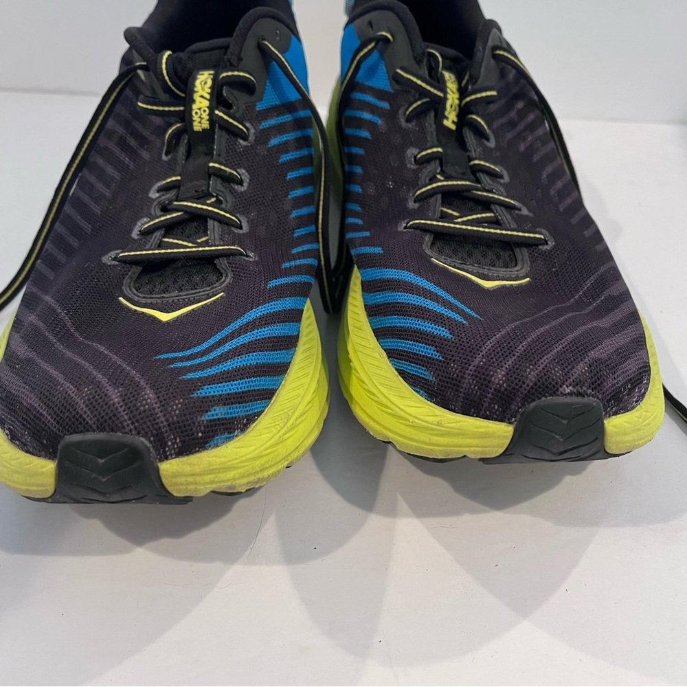 Men’s US 11 Hoka One One Rincon Black Citrus Running Sneakers 1102874 BCTRS - Picture 4 of 16